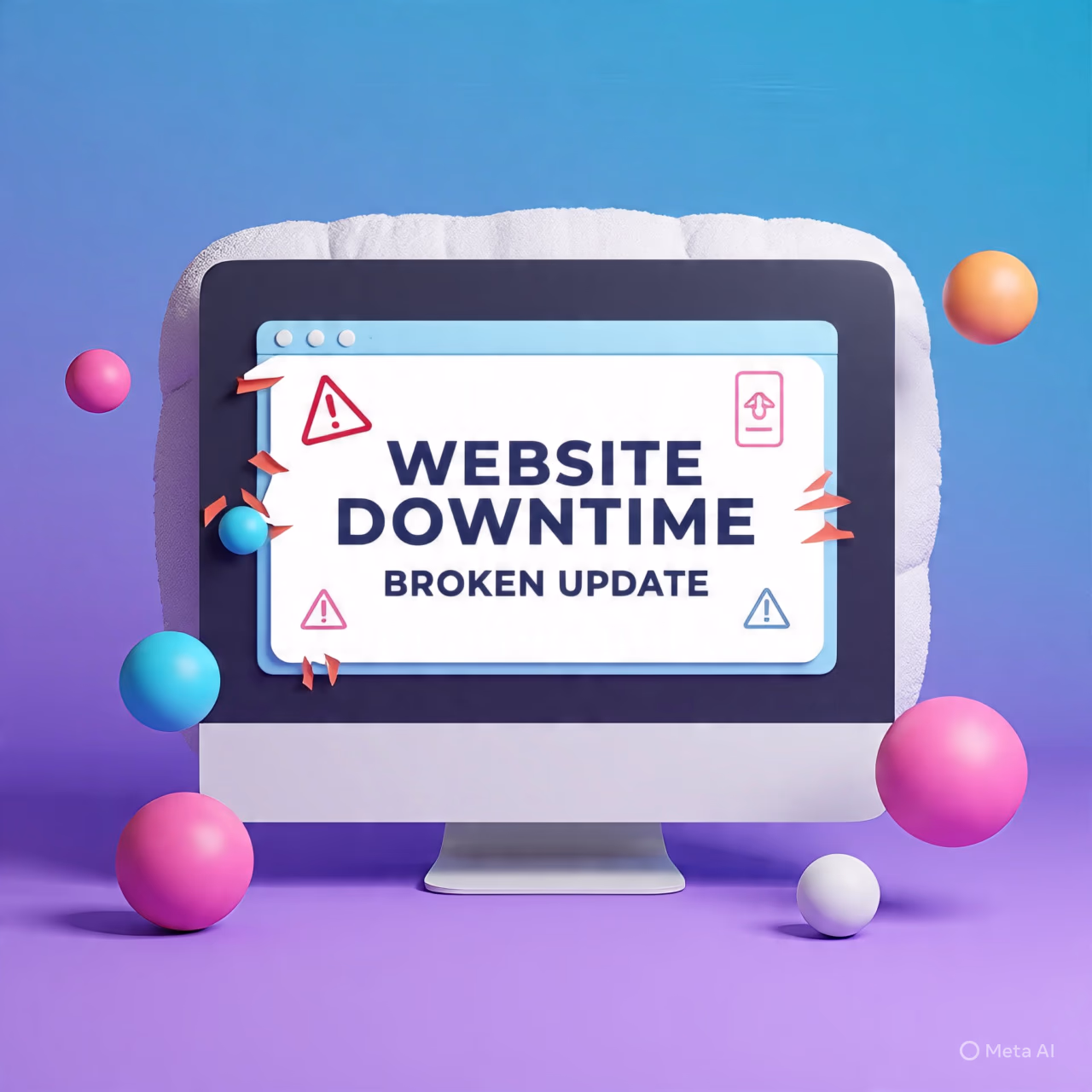 Website Downtime or Broken Updates